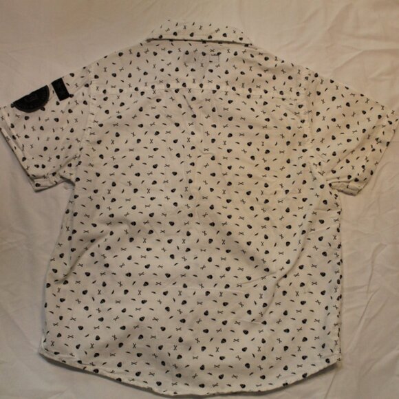 Steve's Jeans Black/White Button-Up Shirt - Kids Size 6 - Picture 3 of 3